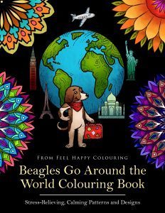beagle colouring book